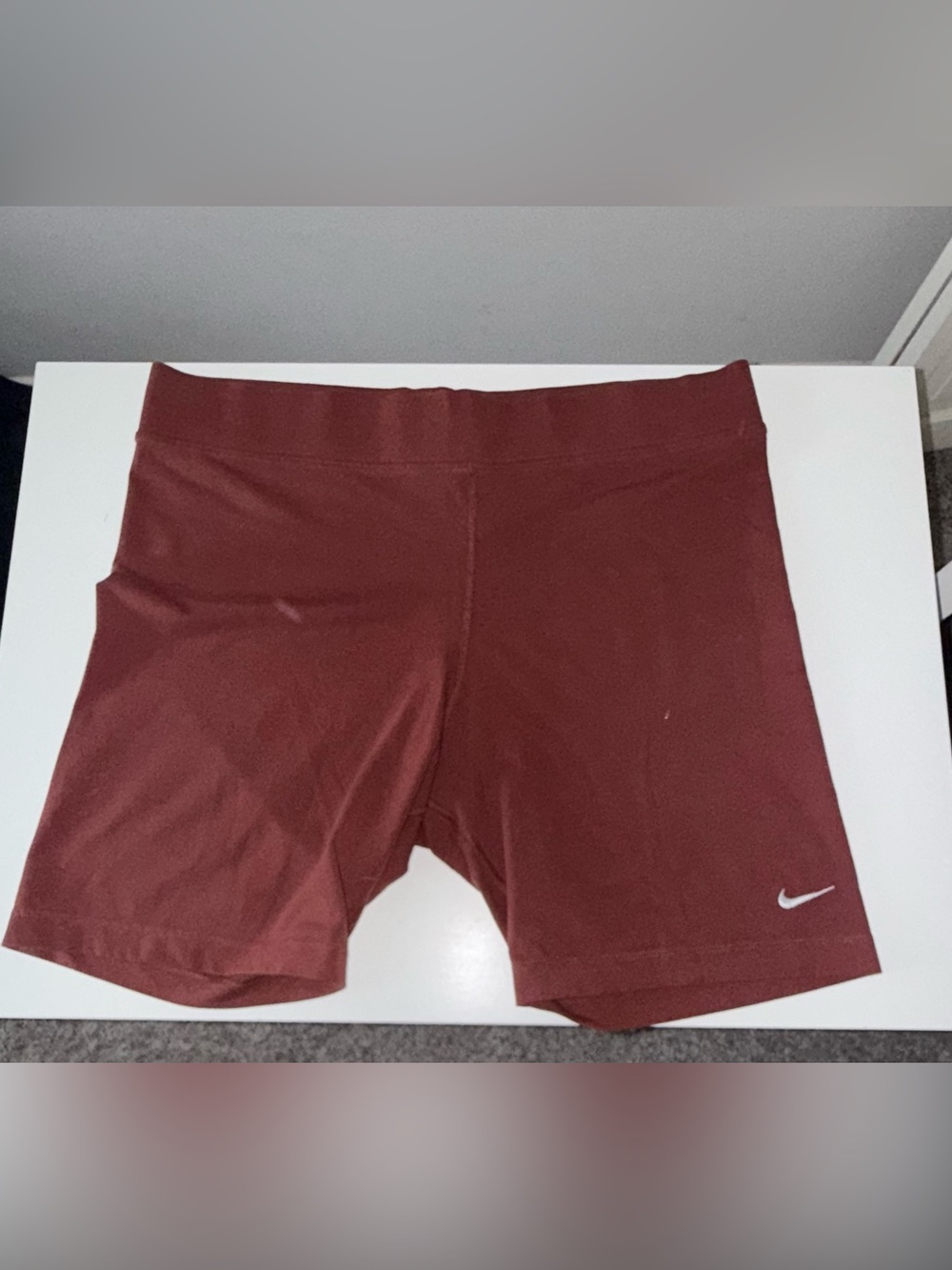 Nike Burgundy Performance Bike Shorts